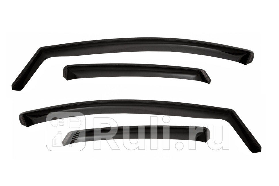 Дефлекторы окон 4 шт для Renault Kaptur 2016-2020 REIN REINWV1034 1790₽