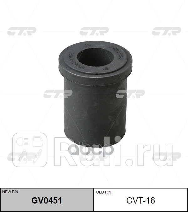 Сайлентблок рычага верхнего замена на gv0451 toyota hilux 4wd CTR CVT-16 0₽