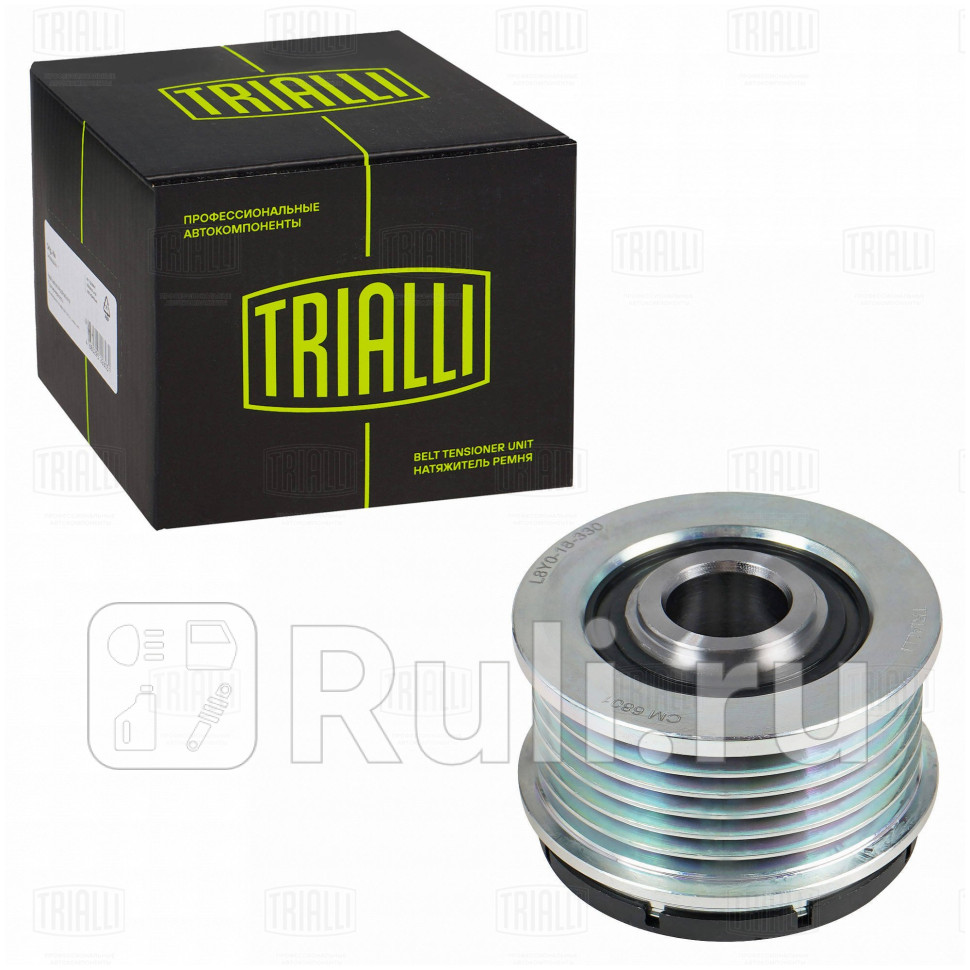 Шкив генератора Mitsubishi Lancer X 07- Outlander I-III 01- Mazda 3 I II 03- 6 I 02- Trialli TRIALLI CM 6801 1930₽