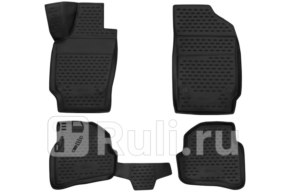 3d коврики в салон 4 шт для Volkswagen Polo седан 2010-2015 FORMAT FORMAT3D5130210k 4550₽