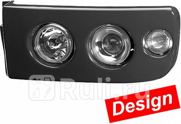 Тюнинг-фары комплект для Mercedes Actros MP1 1996- Hella 1DL 008 609-831 21130₽