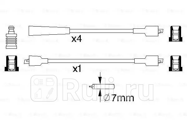 К-кт проводов suzuki vitara 16 g16a 88 BOSCH 0986356855 1910₽