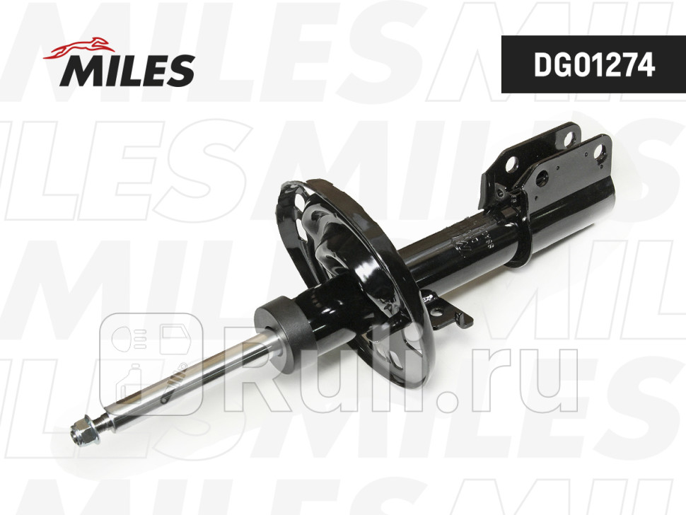 Амортизатор RENAULT MEGANE III 1108- пергаз MILES dg01274 0₽