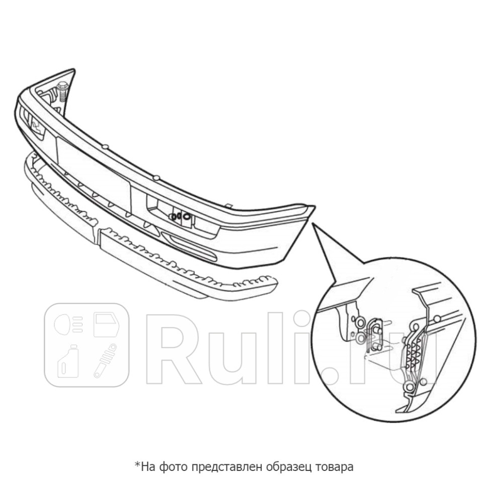 Крепление заднего бампера правое для Geely Coolray SX11 2018-2021 Jorden JH02CLR19026AR 470₽