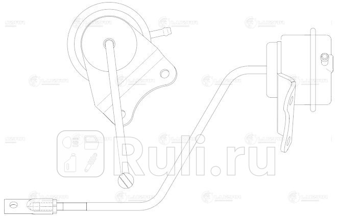 Актуатор турбокомпрессора для ам Ford Transit 06- 22D тип TD03 LTC 1006 LUZAR LTC1006 3900₽
