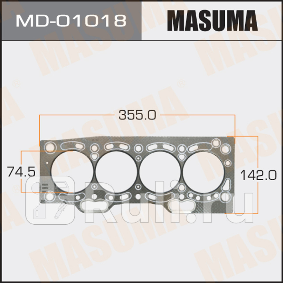 Прокладка ГБЦ Toyota Carina 5AF толщина 160 MASUMA MASUMA MD-01019 1180₽