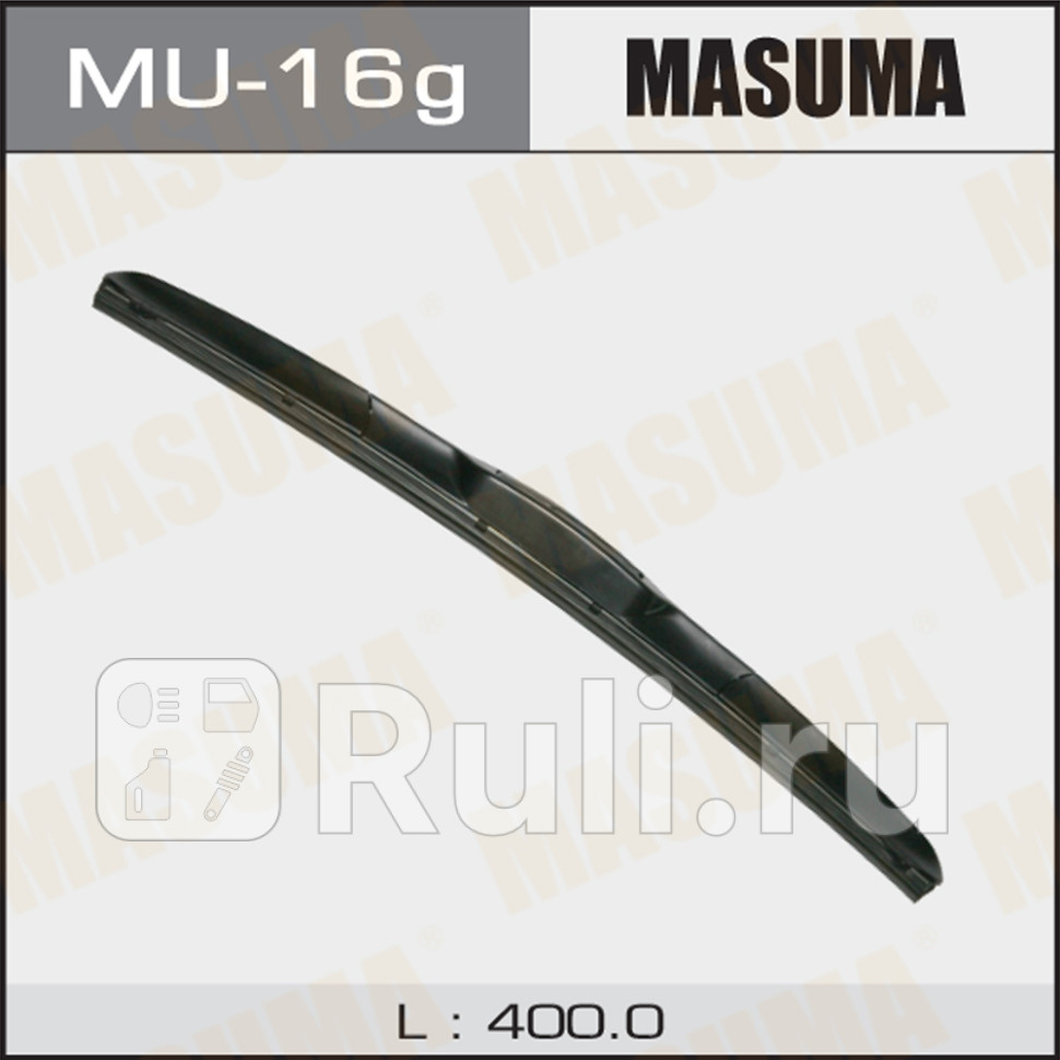 Щетка стеклоочистителя гибридная MASUMA 16400 мм крюк MASUMA MU-16g 640₽