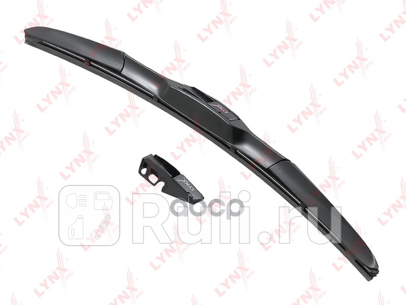 Щетка стеклоочистителя гибридная 400мм правлев LYNXAUTO RX400 1120₽