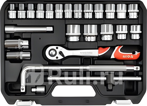 Набор инструментов 25 пр 12 6 гр YATO YT-38741 5050₽