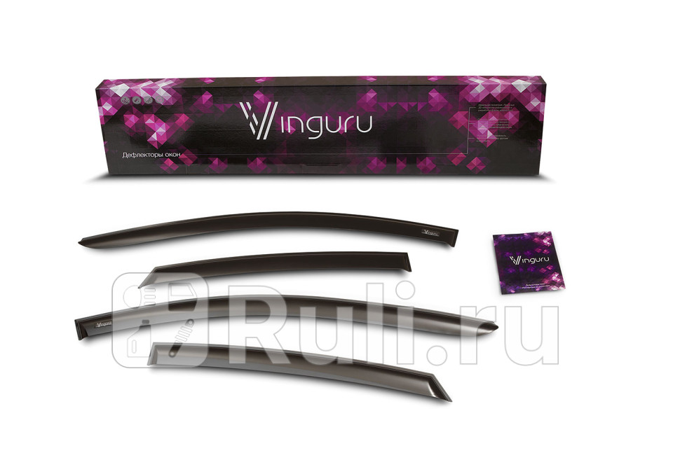 Дефлекторы окон для Hyundai Tucson 1 2004-2009 Vinguru AFV52204 740₽