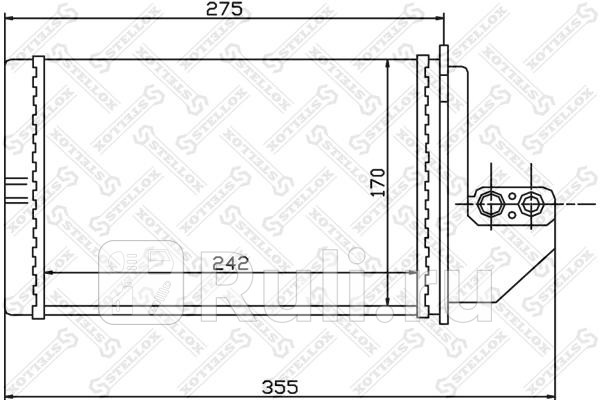 Радиатор печки BMW E36 16-30 90-99 STELLOX 10-35138-SX 1800₽