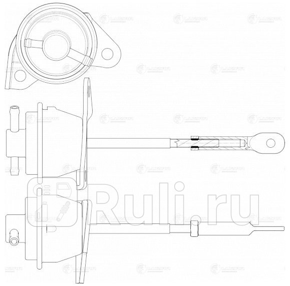 Актуатор турбокомпрессора для ам Mazda CX-7 07- 23T тип K0422-582 LTC 2301 LUZAR LTC2301 3780₽