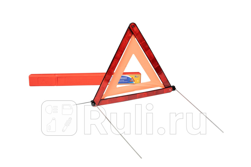 Знак авар остановки с метал ножками в пласт пенале KRAFT KT 830008 630₽