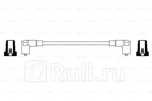 Провод высоковольтный BOSCH 356904070 0₽