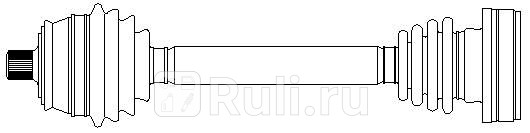 Полуось передняя левая Metelli 17-0197 17920₽