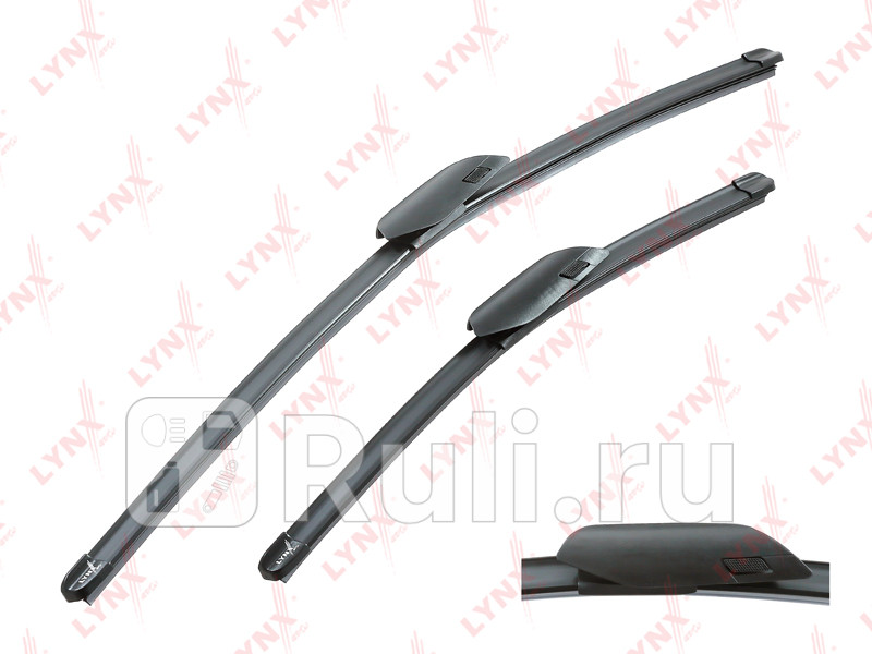 Комплект бескаркасных щеток стеклоочистителя 650мм26430мм17 BMW Serie 1 F40 19 Serie 2 Coupe F44 19 LYNXAUTO XF6543W 2710₽