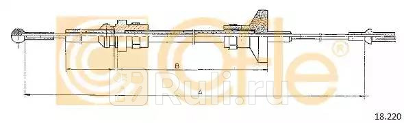 ТРОС УПРАВЛЕНИЕ СЦЕПЛЕНИЕМ Cofle 18220 0₽