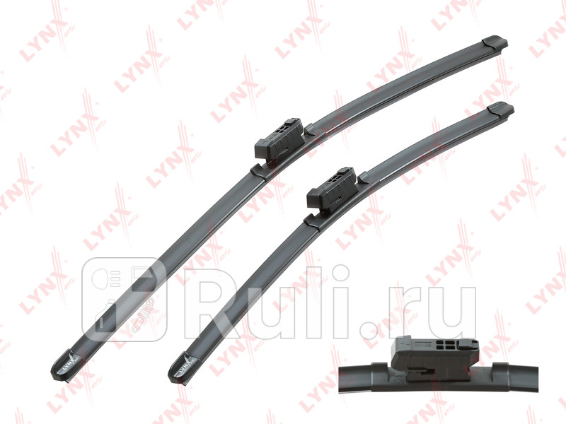 Комплект бескаркасных щеток стеклоочистителя 600мм24450мм18 SKODA Octavia A7 5E3 12 VOLKSWAGEN Caddy SA 062017- LYNXAUTO XF6045B 2240₽