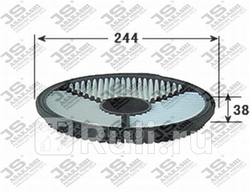 Фильтр воздушный JS Asakashi A954J 0₽