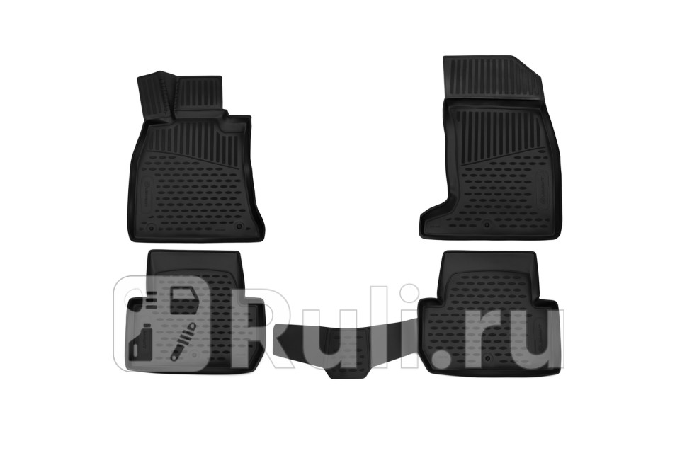 3d коврики в салон 4 шт для Kia Stinger 2017- Element ELEMENT3D2566210 2290₽