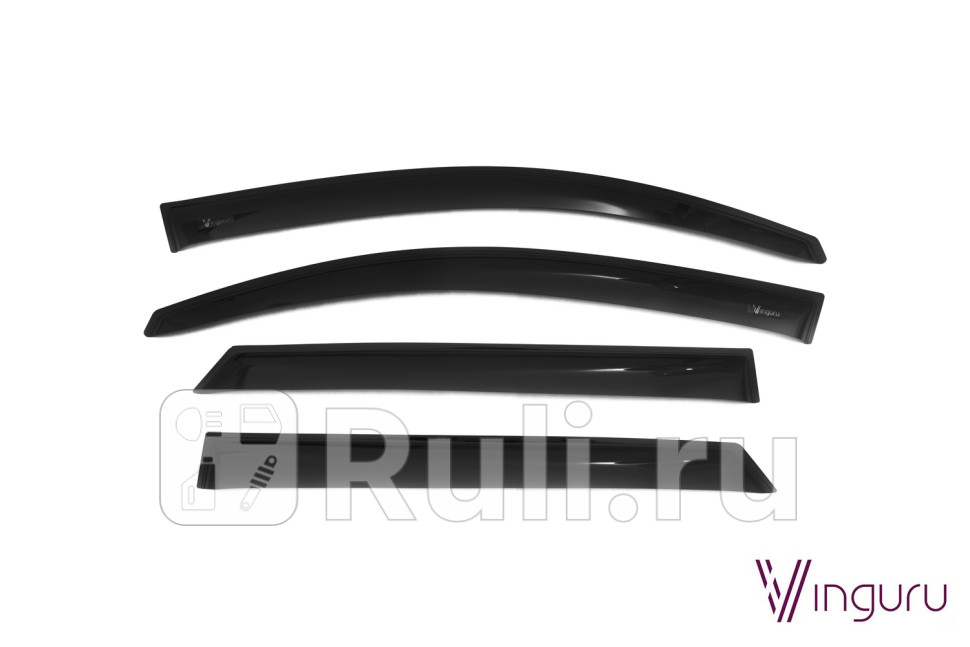 Дефлекторы окон 4 шт для Hyundai Tucson 3 2015- Vinguru AFV85615 2960₽