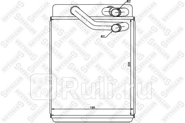 Радиатор печки Hyundai Trajet all 99- STELLOX 10-35192-SX 2550₽