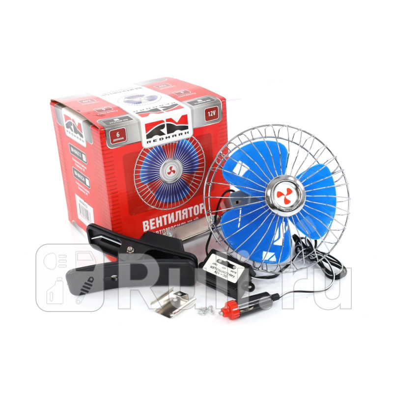 Вентилятор автомобильный 6 12В RedMark RM8042C12 990₽