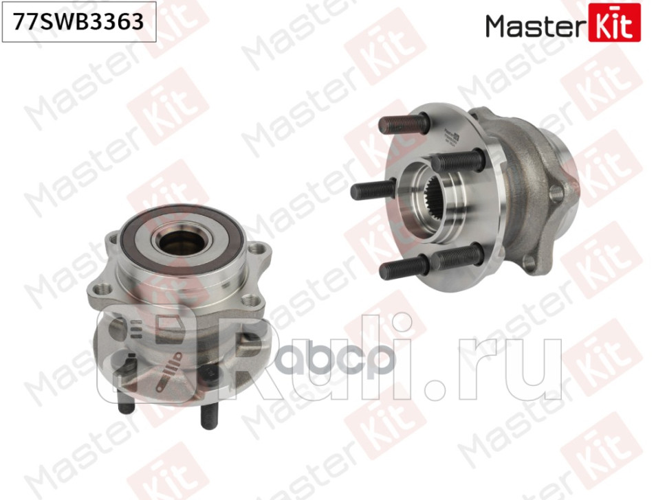 Ступица с подшипником SUBARU FORESTER IIIIMPRAZA IIILEGACY V 07- зад MASTERKIT 77SWB3363 6990₽