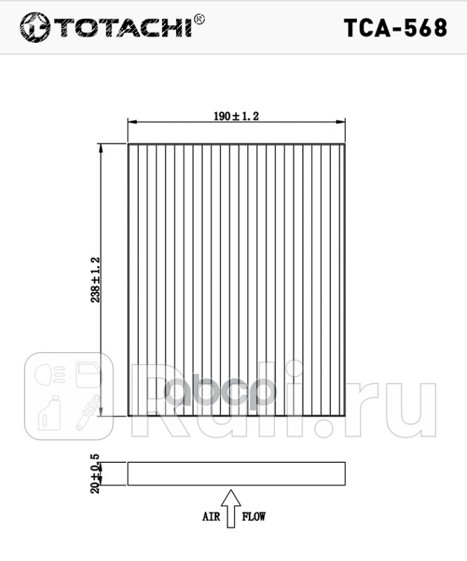 TOTACHI TCA-568 971330Z000 CU24004 TOTACHI TCA568 460₽