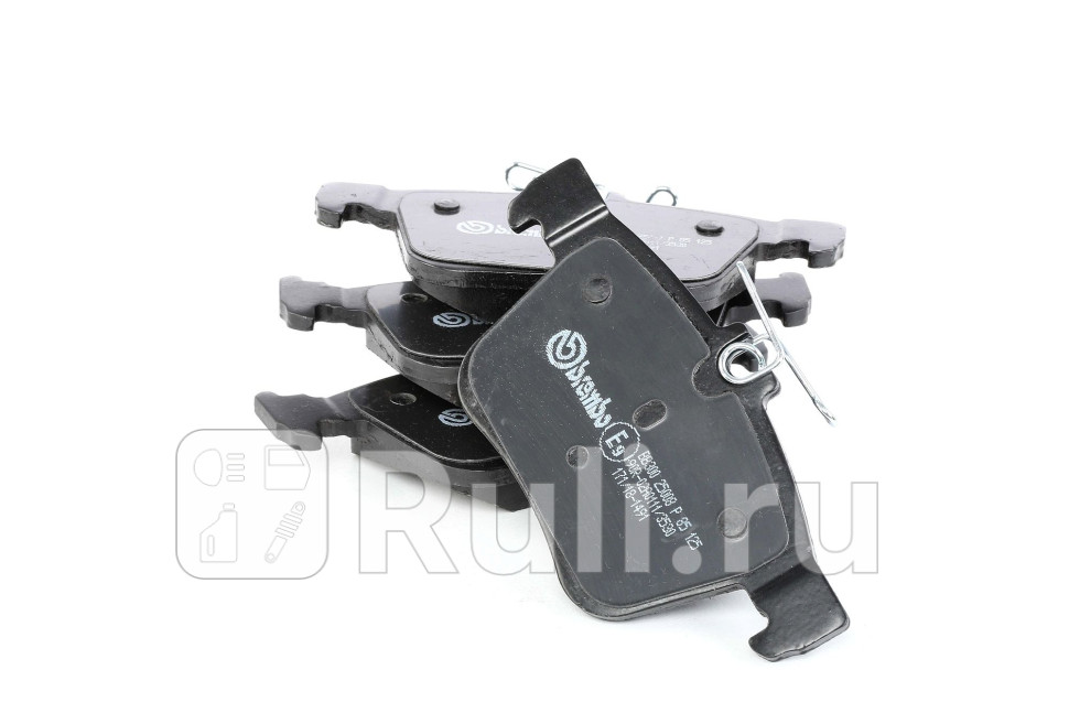 Колодки тормозные дисковые задние для Skoda Superb 3 2015-2019 BREMBO P 85 125 2760₽