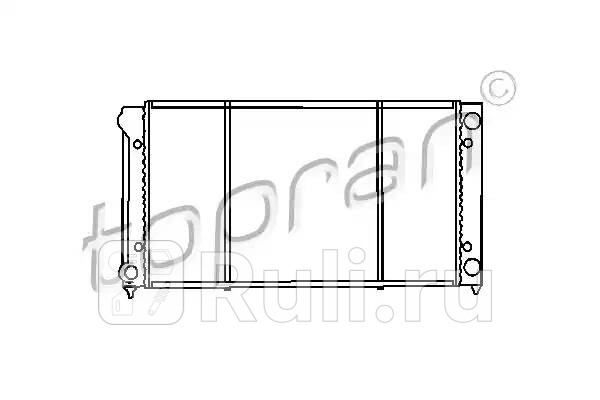 Радиатор охлаждения двигателя HANS PRIES 103 445 001 0₽