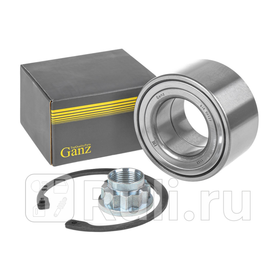 Подшипник ступицы передний GANZ GIK05127 3210₽