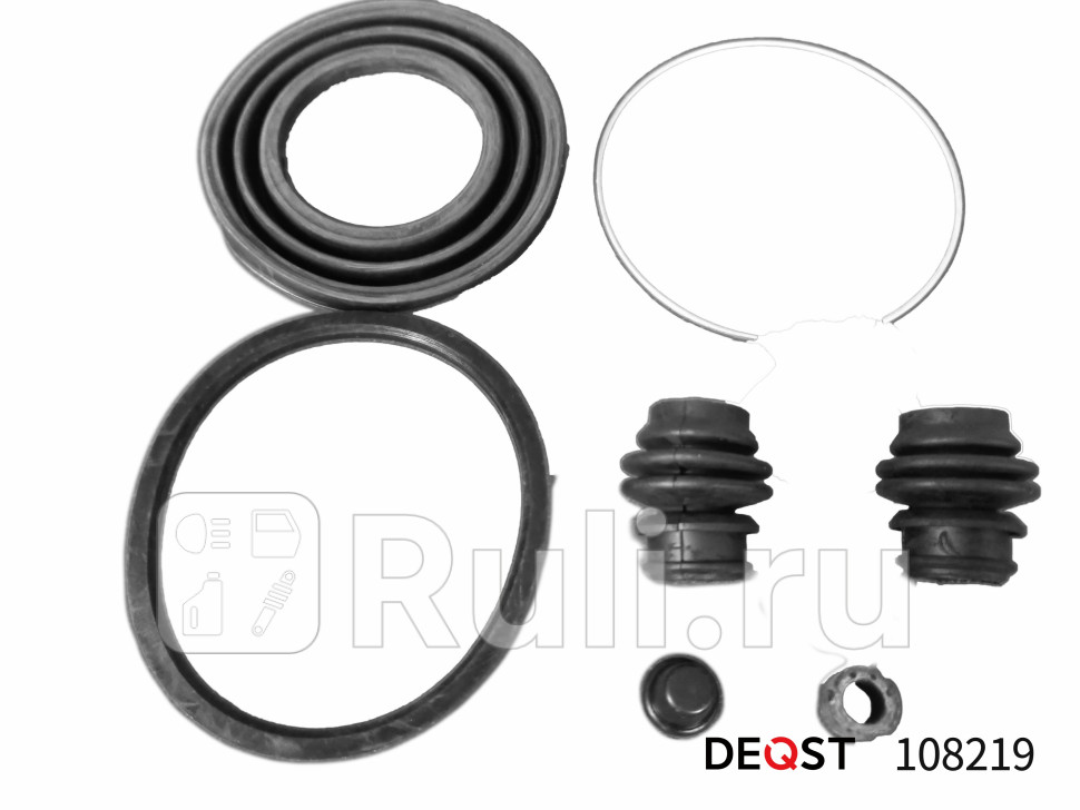 Ремкомплект тормозного суппорта переднего для поршня o 64 mm суппорт akebono применяемость toyo DEQST 108219 380₽