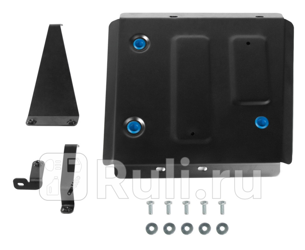 Защита топливного бака комплект крепежа для Kia Seltos 2019-2021 RIVAL 11128511 4540₽