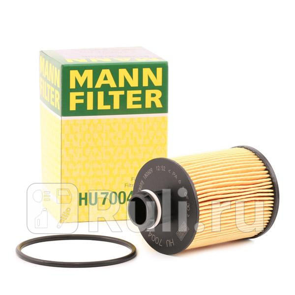 Фильтр масляный для Chevrolet Malibu (2015-2020) MANN-FILTER HU 7004/1 X