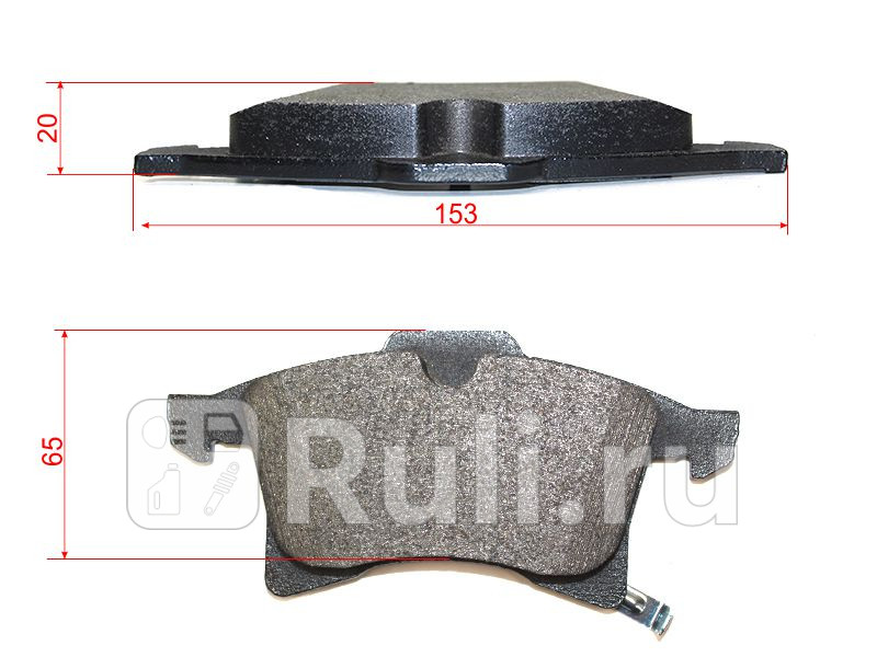 Колодки тормозные дисковые передние для Opel Astra H 2004-2014 BREMBO P 59 045 2830₽