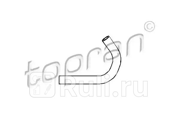 Шланг гидроусилителя руля HANS PRIES 501555001 0₽