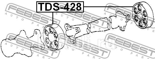 Муфта карданного вала TDS-428 FEBEST TDS-428 5970₽