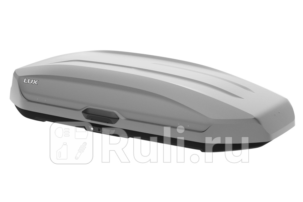 Автомобильный бокс Lux TAVR 197 серый матовый 520 л 197х89х40 см Артикул 791958 LUX 791958 38010₽