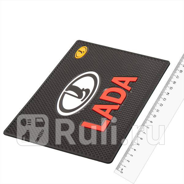 Коврик на панель противоскользящий Skyway 185 х 115 см черный с большой эмблемой Lada SKYWAY HX-01 Lada 180₽