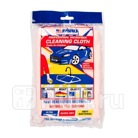 Салфетка Abro Masters протирочная микрофибра темно-розовая ABRO CT-210-RO 290₽