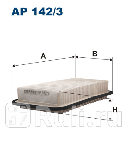 Фильтр воздушный для Toyota Avensis 2 T250 2003-2006 FILTRON AP 1423 1130₽