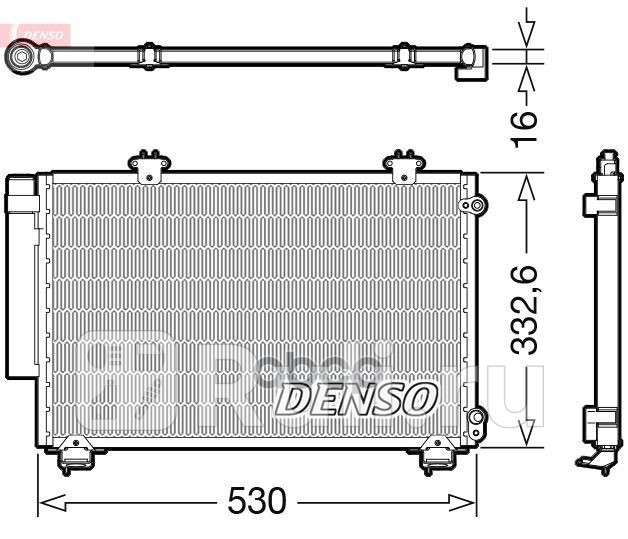 Конденсор кондиционера DENSO DCN50060 0₽