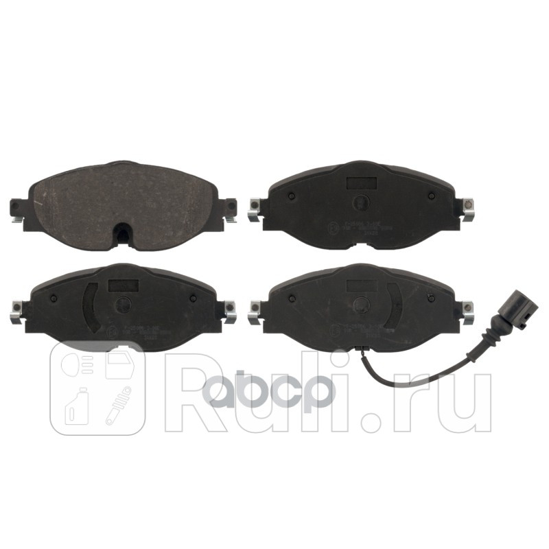 Колодки тормозные передние к-кт  SWAG 30916994