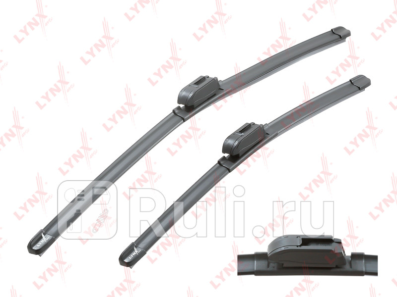 Комплект бескаркасных щеток стеклоочистителя 550мм22400мм16 FORD Fiesta 0108 Fusion 0212 MAZDA 2 1418 LYNXAUTO XF5540H 2370₽