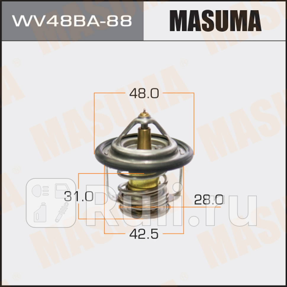 Термостат Toyota Crown Mark II Supra MASUMA MASUMA WV48BA-88 1250₽
