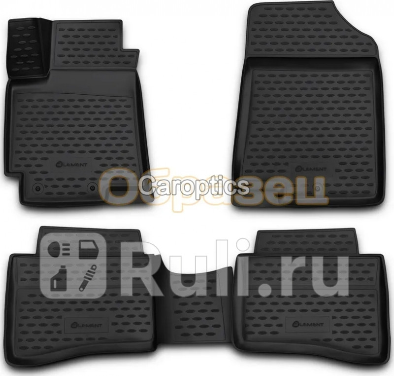 3d коврики в салон 4 шт для Renault Logan 2 рестайлинг 2018-2020 FORMAT FORMAT3D01998210k 1280₽