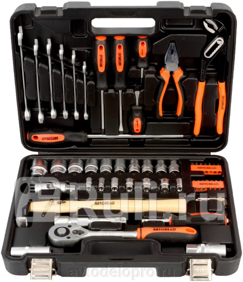 Набор инструмента 56 пр АвтоДело 12 14 6 гр 10997 39856 АвтоДело 39856 5090₽