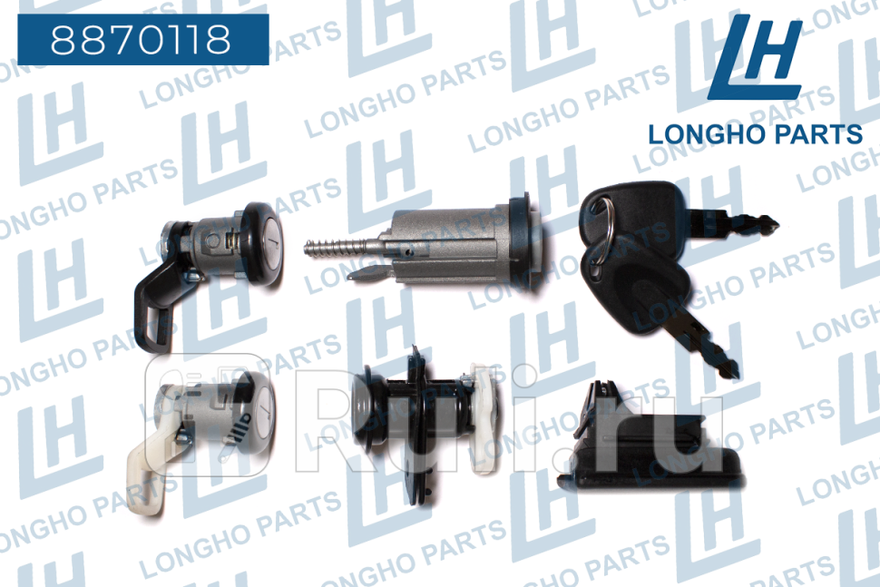 Сердцевина замка двери Daewoo Nexia 96223339 Longho 8870118 1670₽