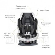 Кресло детское автомобильное Swing Moon Premium, группа 1/2, черно-серое  AILEBEBE ALC460E